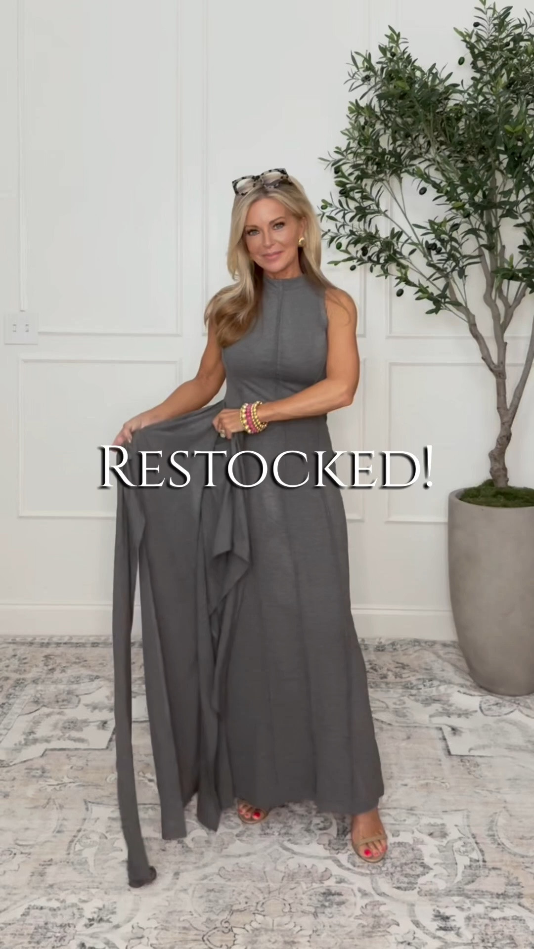 Back in stock! I am wearing the smallest size in each one.