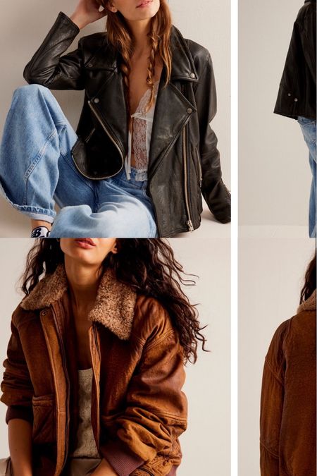 Vegan and faux leather moto jackets for fall

#LTKstyletip #LTKSeasonal #LTKtravel