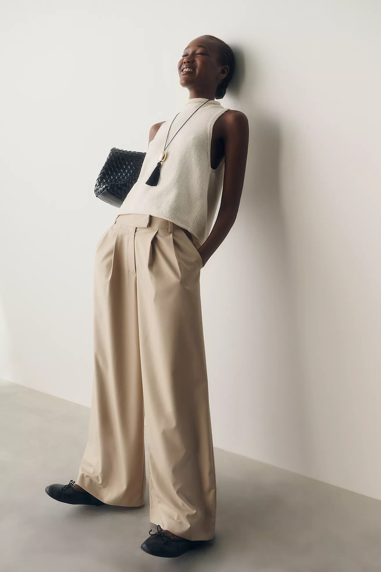 Whiteroom + Cactus Pleated Trousers | Anthropologie (US)