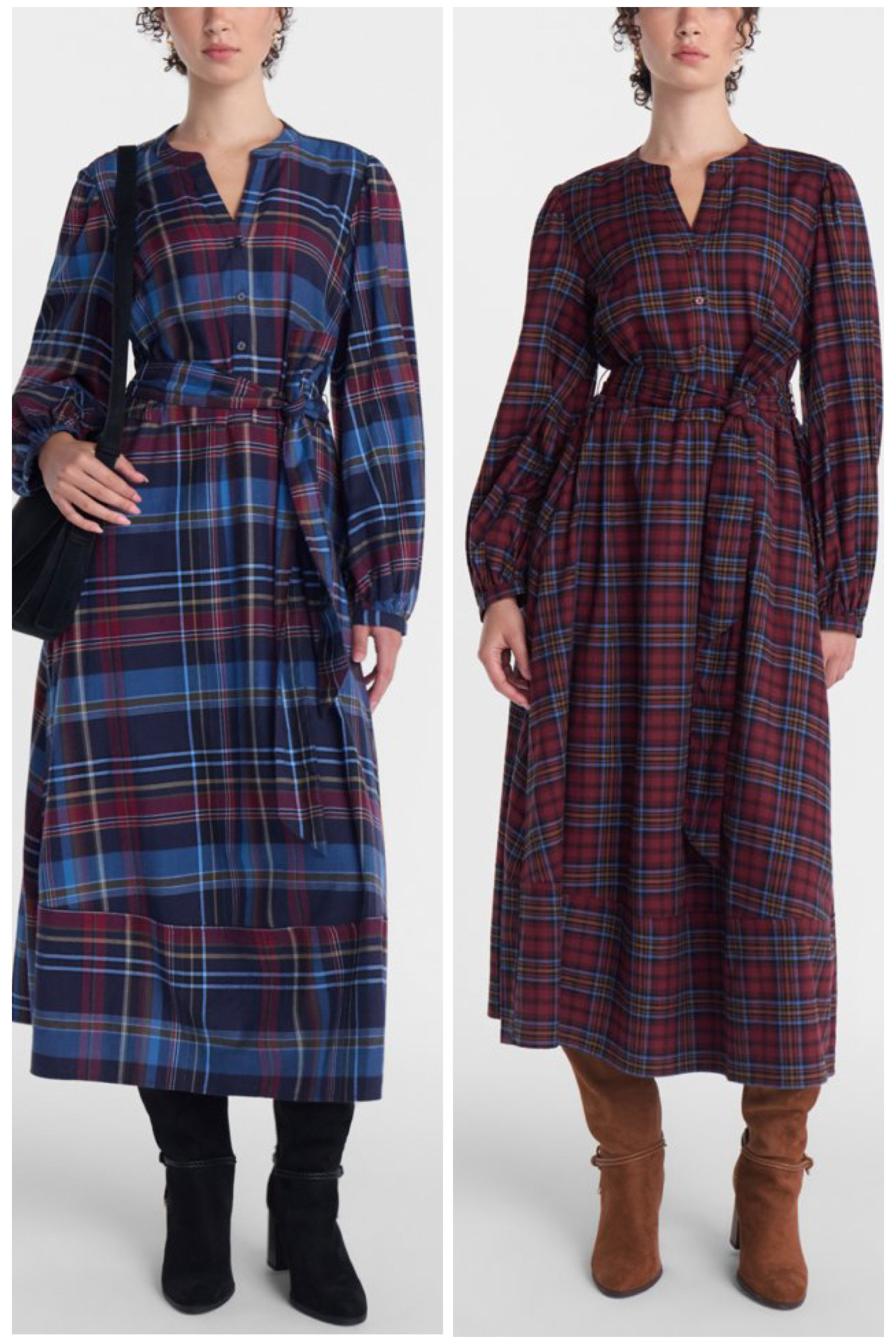 New plaid midi dress from Walmart!

#LTKootd