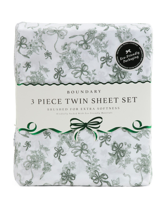 Botanical Ribbon Sheet Set | TJ Maxx