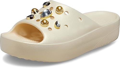 Crocs womens Classic Platform Slide | Platform Sandals | Amazon (US)