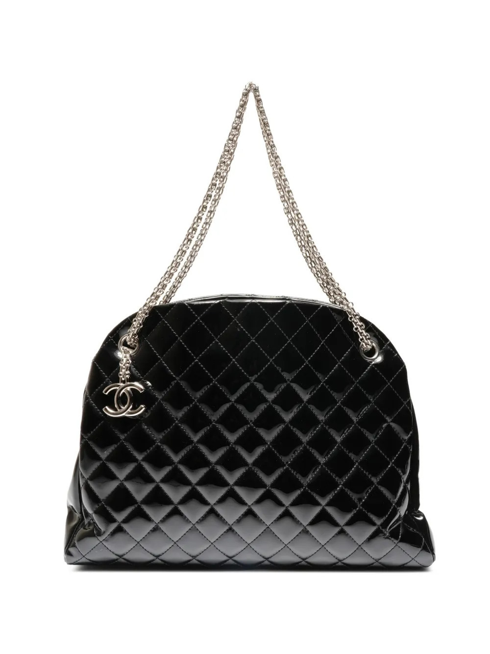 CHANEL Pre-Owned 2010-2012 Mademoiselle quilted tote bag - Black | Farfetch Global