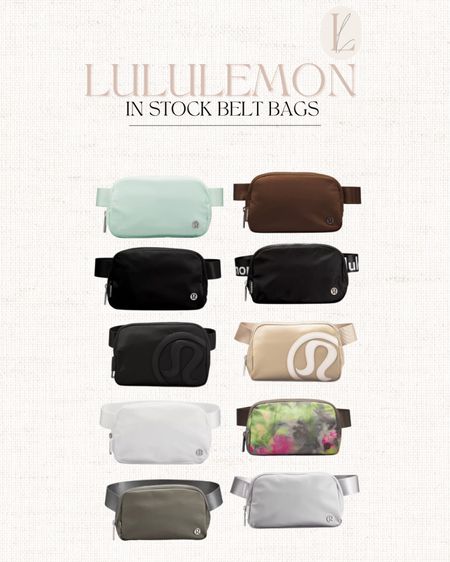 Lululemon belt bag // back in stock 

#LTKSeasonal #LTKstyletip