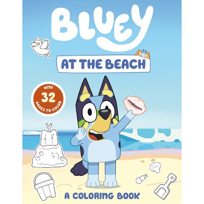 Bluey: At the Beach: A Coloring Book - by  Penguin Young Readers Licenses (Paperback) | Target
