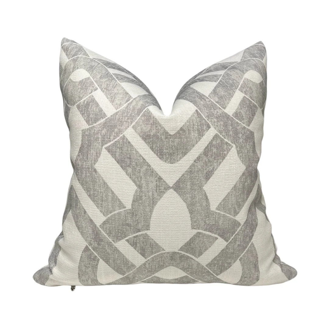 Urban Concrete Geometric Print Pillow Cover - Etsy | Etsy (US)