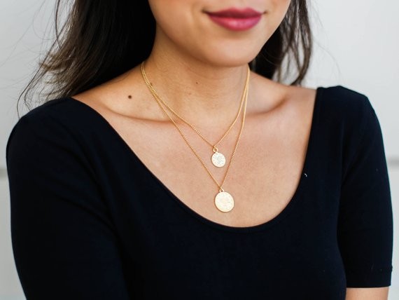 Gold Coin Necklace Set / Turkish Coin Necklace / Ottoman Coin Necklace / Gold Disc Necklace / Medall | Etsy (US)