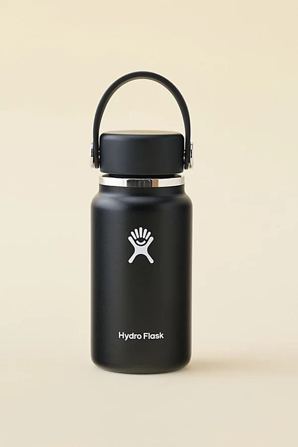 Hydro Flask Micro Hydro Mini 7 oz Water Bottle in Black at Urban Outfitters | Urban Outfitters (US and RoW)