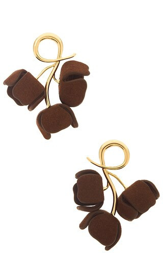 Lele Sadoughi Bellflower Earrings in Metallic Gold. | Revolve Clothing (Global)