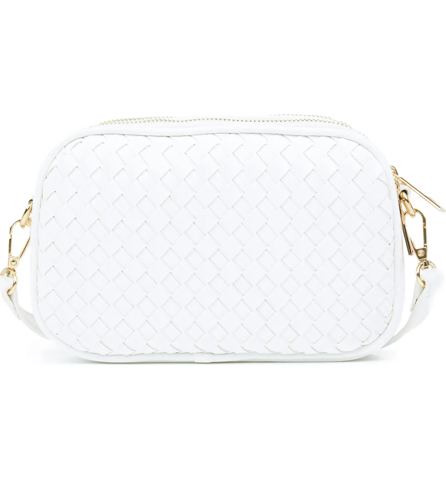 Ava Woven Vegan Leather Crossbody Bag | Nordstrom