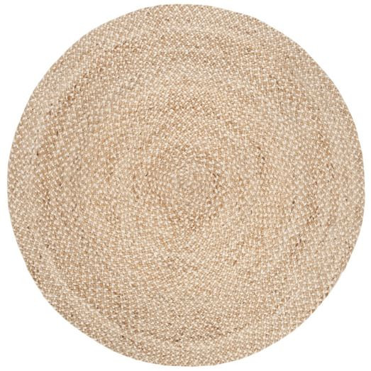 Round Braided Jute Rug | West Elm (US)