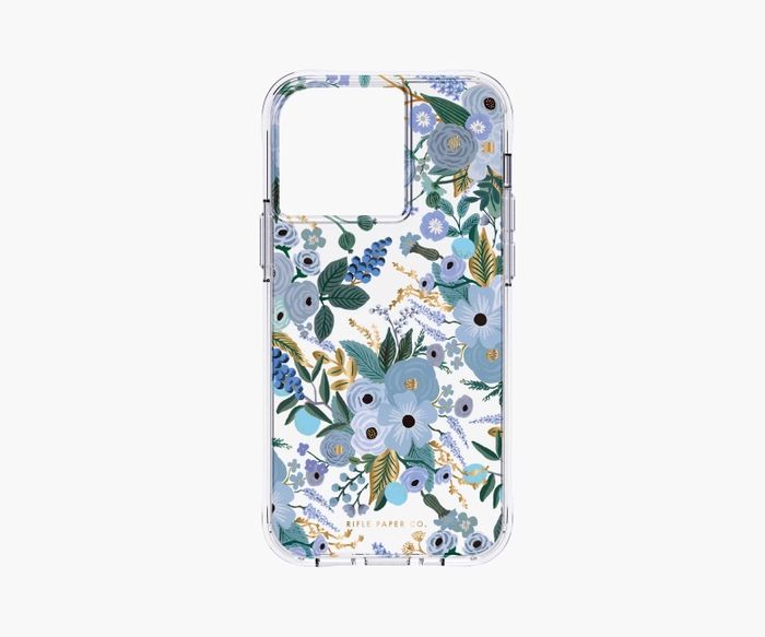 Clear Garden Party Blue iPhone 13 Pro Case | Rifle Paper Co.
