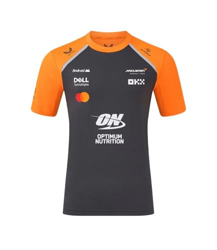 Castore McLaren F1 2025 Men's Team T-Shirt (Phantom, L) | Amazon (US)