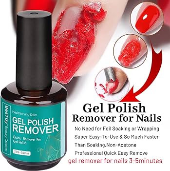 Gel Nail Polish Remover - Gel Polish Remover Kit No Need Foil Soaking or Wrapping, Gel Remover fo... | Amazon (US)