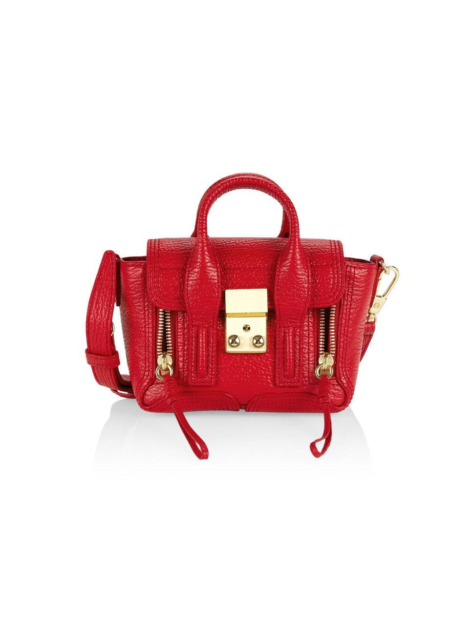 Women's Nano Pashli Leather Satchel - Red - Red | Saks Fifth Avenue