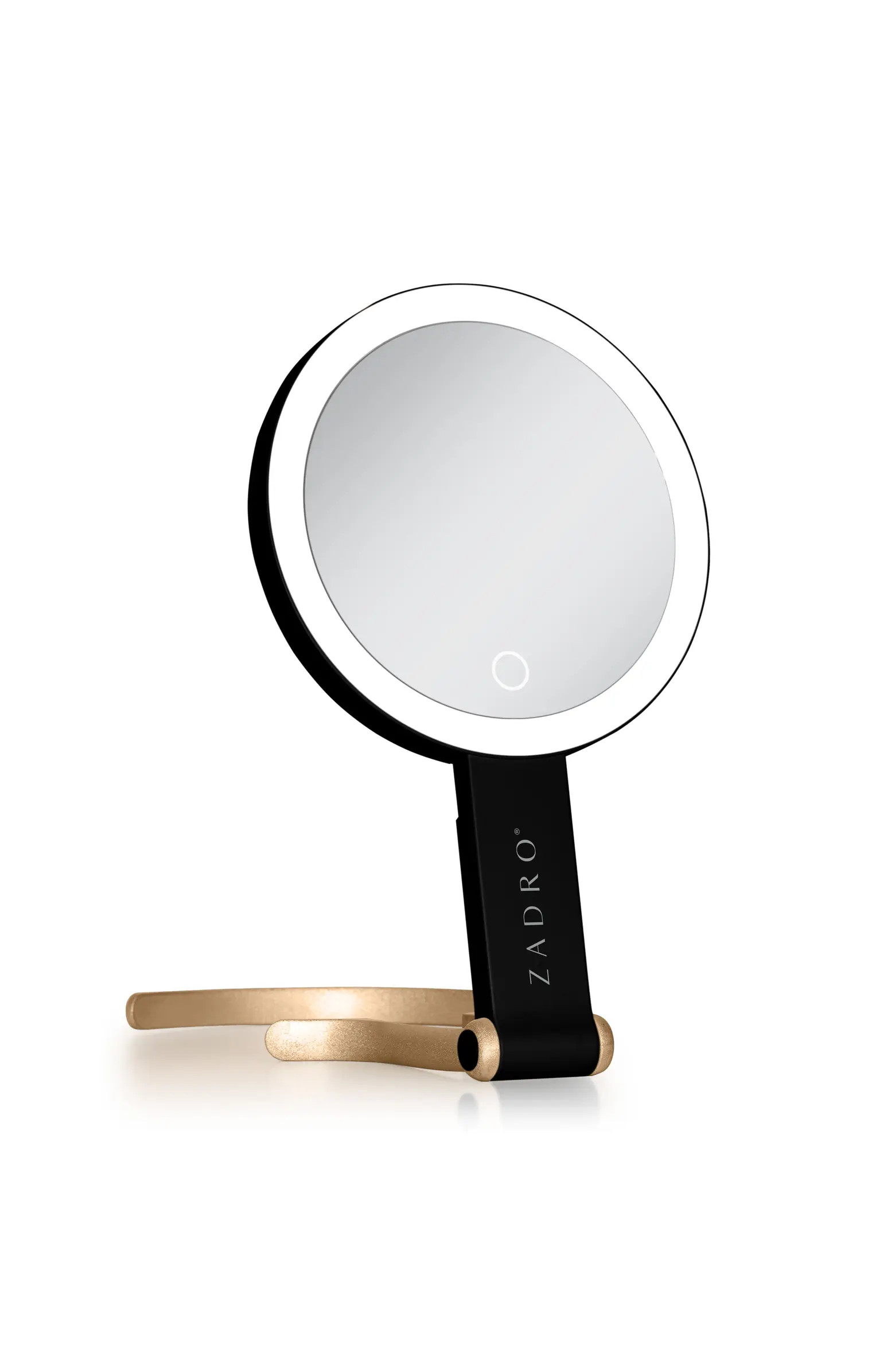 Multi-Position Lighted Travel Hand Mirror with 10X/1X Magnification | Nordstrom
