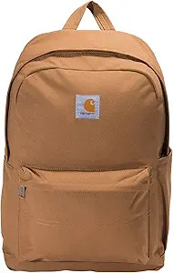 Carhartt 21l Classic Daypack, Durable Water-Resistant Pack with Laptop Sleeve, Brown, One Size | Amazon (US)
