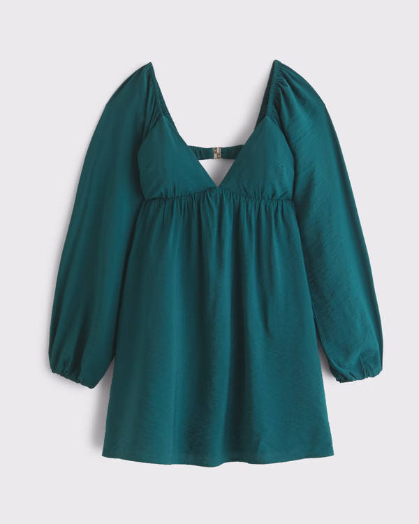 Women's Bra-Free Clasp-Back Flowy Mini Dress | Women's Dresses & Jumpsuits | Abercrombie.com | Abercrombie & Fitch (US)