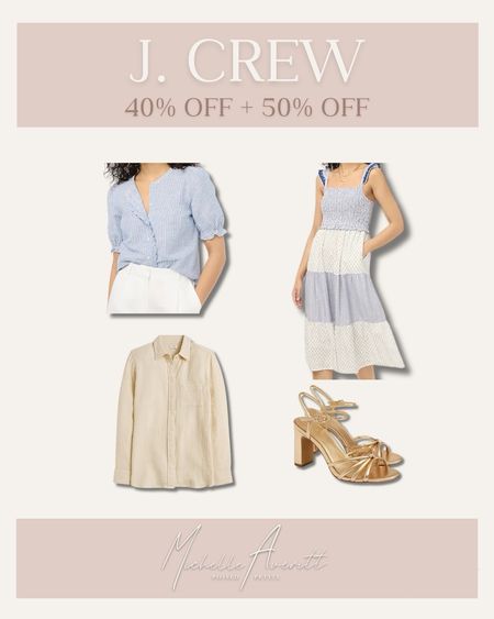 Major sale at J. Crew today! Grab these perfect summer transactional pieces while you can! 

#LTKStyleTip #LTKSaleAlert #LTKSeasonal