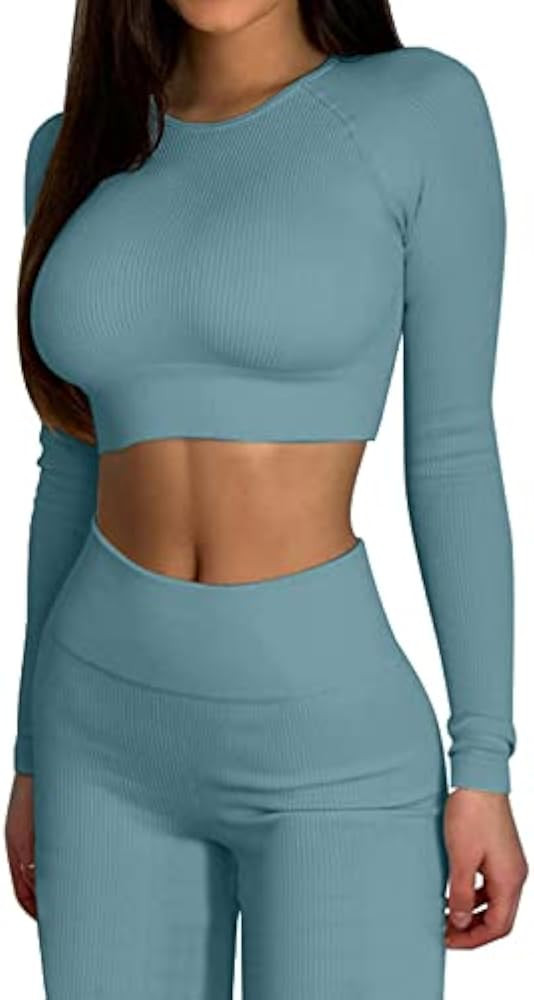 QINSEN Seamless Workout Outfits  | Amazon (US)