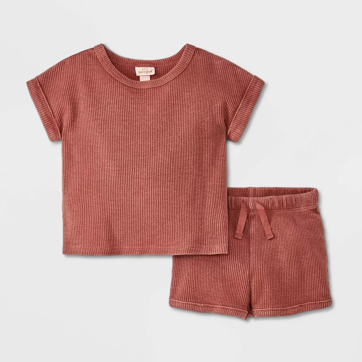 Baby Waffle Top & Bottom Set - Cat & Jack™ | Target