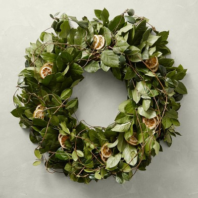 Lemon Drop Wreath, 24" | Williams-Sonoma