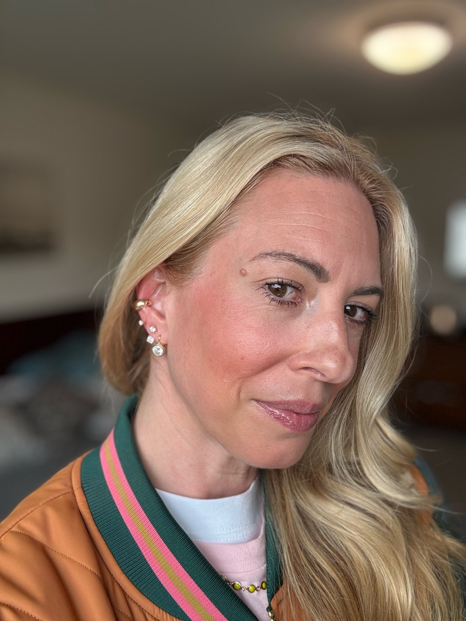 Love a good earring stack!