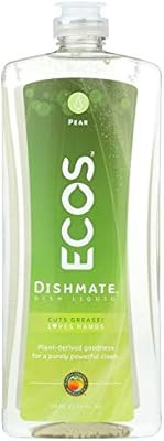 Earth Friendly Products ECOS Dishmate, Dishwashing Liquid, Natural Pear, 25 oz | Amazon (US)