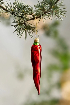 Chili Pepper Glass Ornament | Terrain