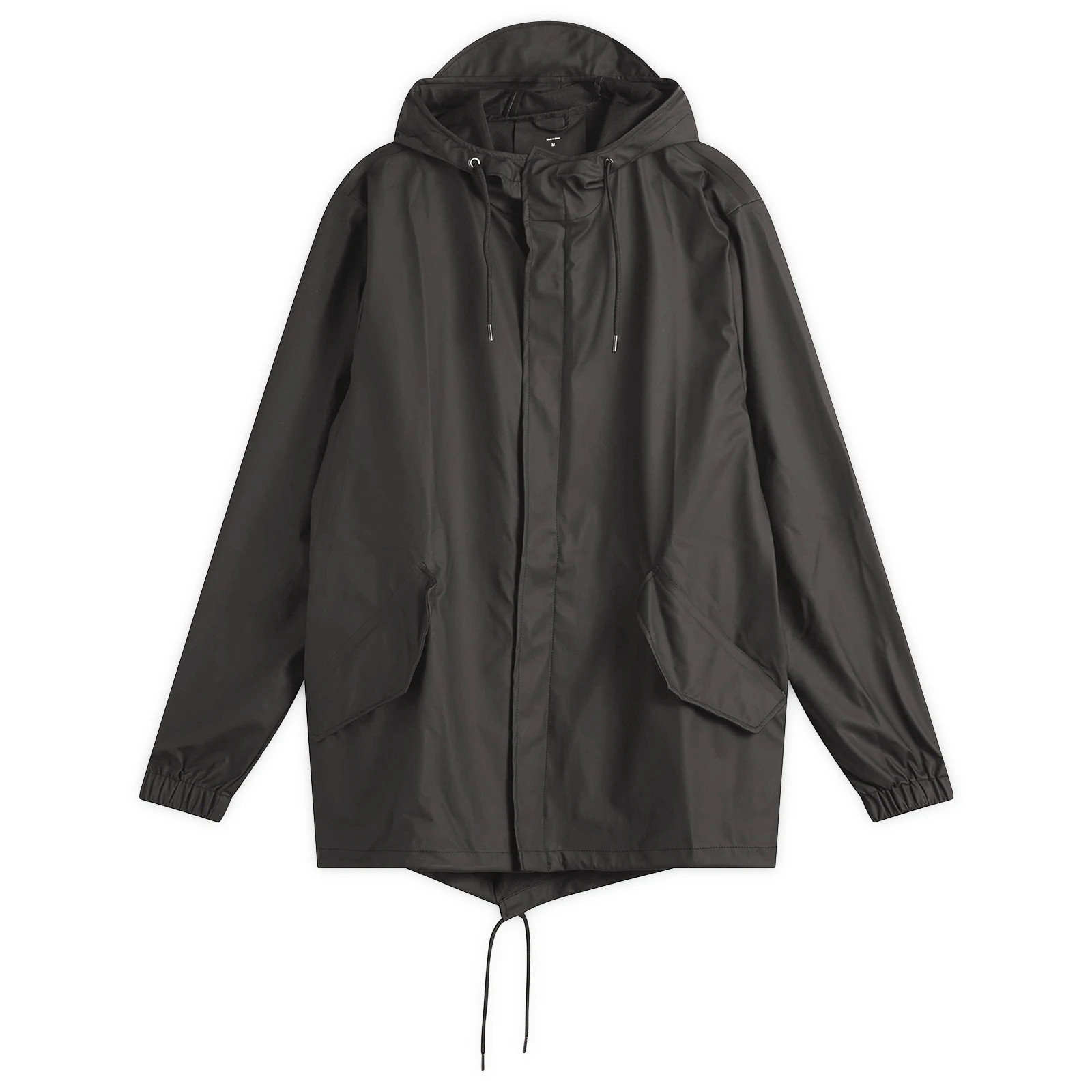 Rains Men's Fishtail Jacket Black | END. Clothing