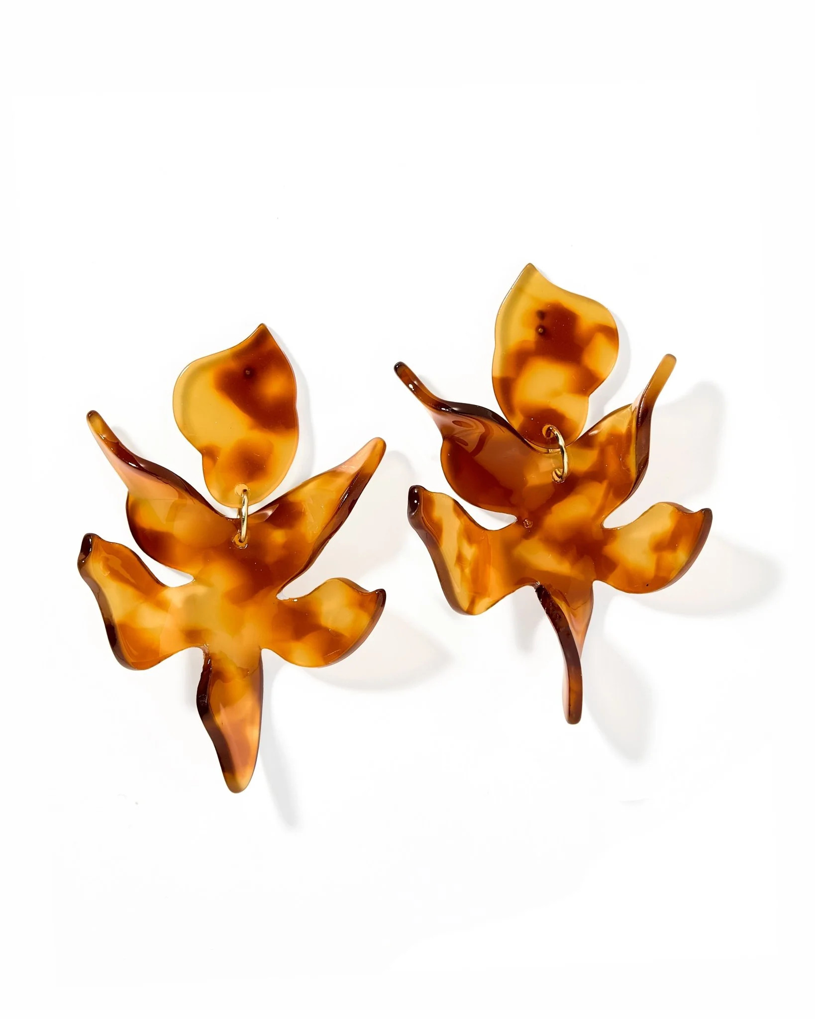 Flora Statement Earrings - Caramel - Shop LINNY CO | LINNY CO LLC
