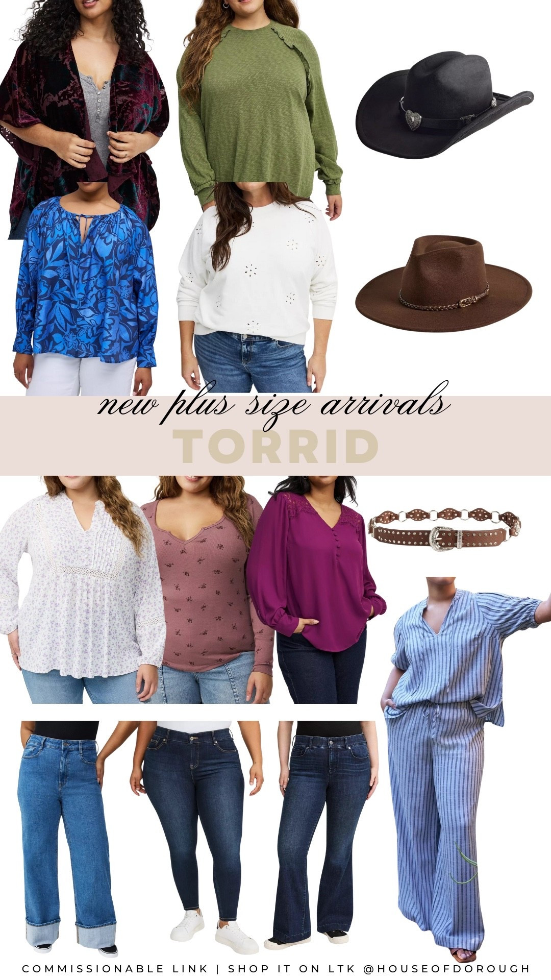 New Plus Size Arrivals from Torrid! 
-
-
-
fashion, plus sized fashion, spring fashion, western fashion, spring outfits, winter fashion, plus sized outfits, spring outfit inspo, western fashion, cowboy hats 

 

#LTKootd #LTKPlusSize