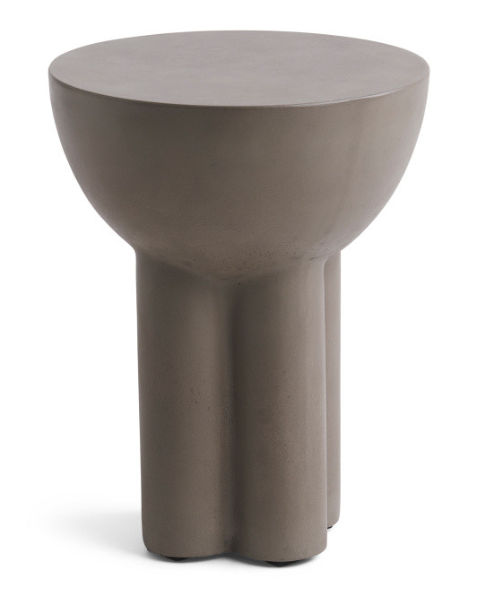 18in Contemporary Concrete Table | TJ Maxx