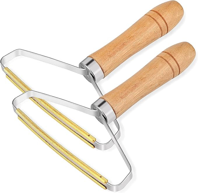 2 Pack Portable Lint Remover, Uproot Lint Cleaner, Portable Fabric Shaver for Cat Dog Pet Hair Re... | Amazon (US)