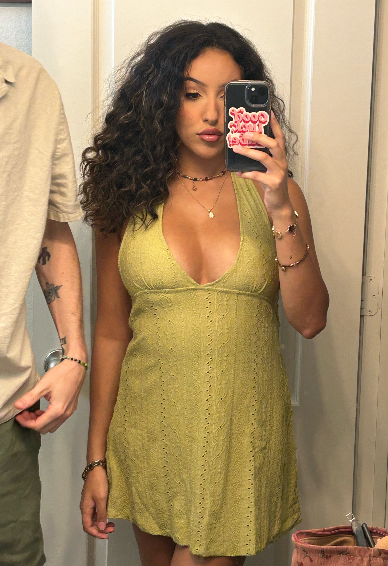 Date night green halter dress 💚

#LTKStyleTip #LTKParties #LTKPetite