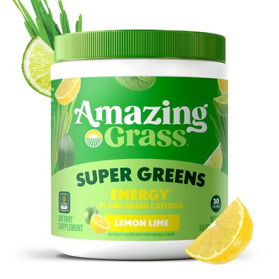 Amazing Grass Greens & Superfood Energy Powder: Organic Certified Dietary Supplement, 784mg Vitamin A, Citrus Flavor | Target