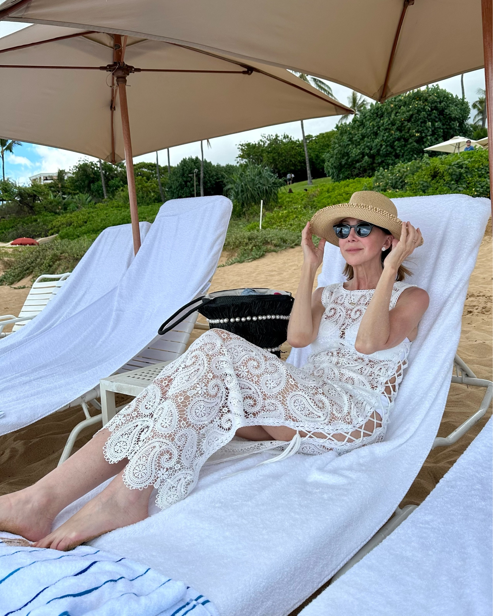 First day on the beach. No one does a cover-up quite like Melissa Odabash.  I mixed two bikinis so I could have more coverage on the bottom  

#LTKswim #LTKtravel #LTKstyletip