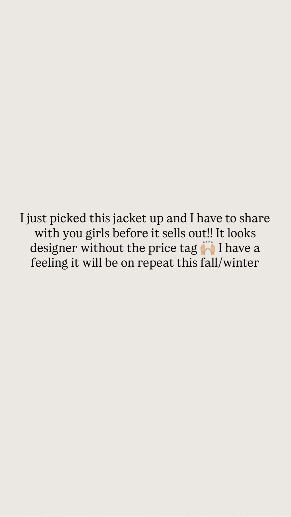Love love this jacket! I have a feeling it will sell out fast! #stylinbyaylin #aylin @Zara

#LTKSeasonal #LTKootd