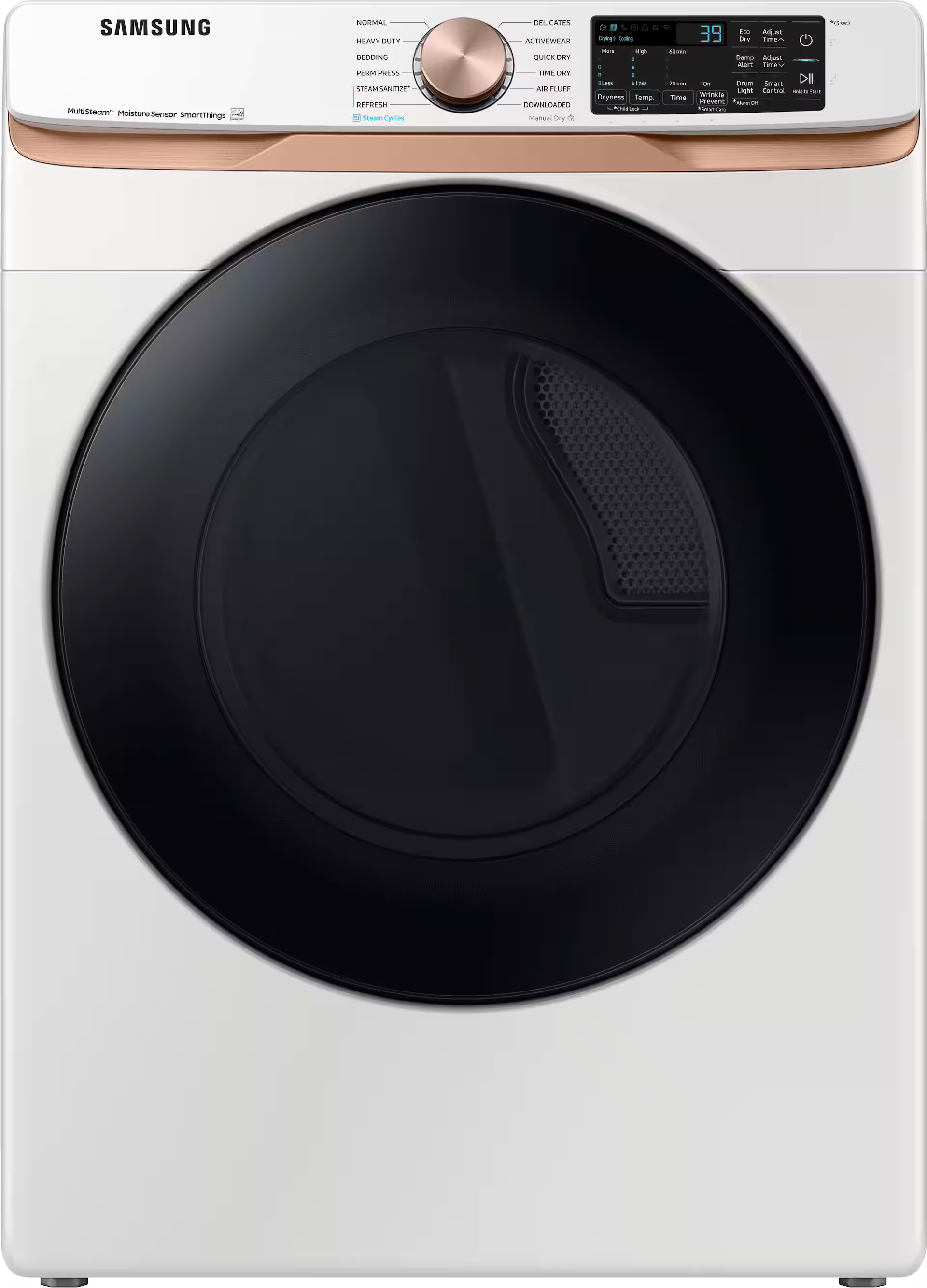 Samsung 7.5 Cu. Ft. Stackable Smart Electric Dryer with Steam and Sensor Dry Ivory DVE50BG8300EA3... | Best Buy U.S.