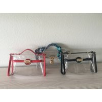 Cross Body Clear Purse Stadium Bag Sports Designer Style Cute Game Day & Twill | Etsy (US)