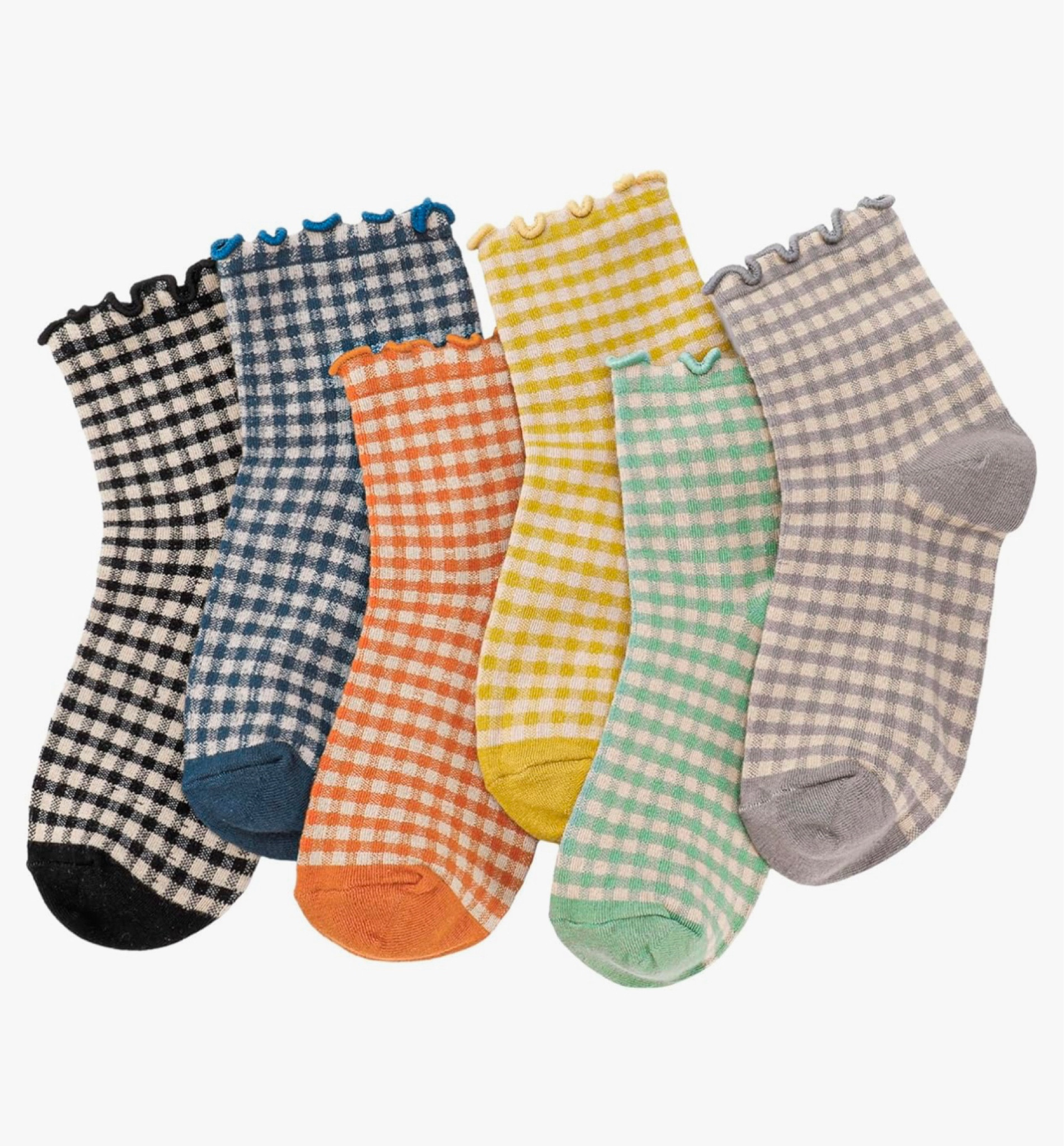 6 Pairs Women Ruffle Socks Striped Frilly Socks, Women Cute Socks Checkered Socks Ankle Socks for Women Cotton Knit Casual Crew

#LTKGiftGuide #LTKItBag #LTKStyleTip