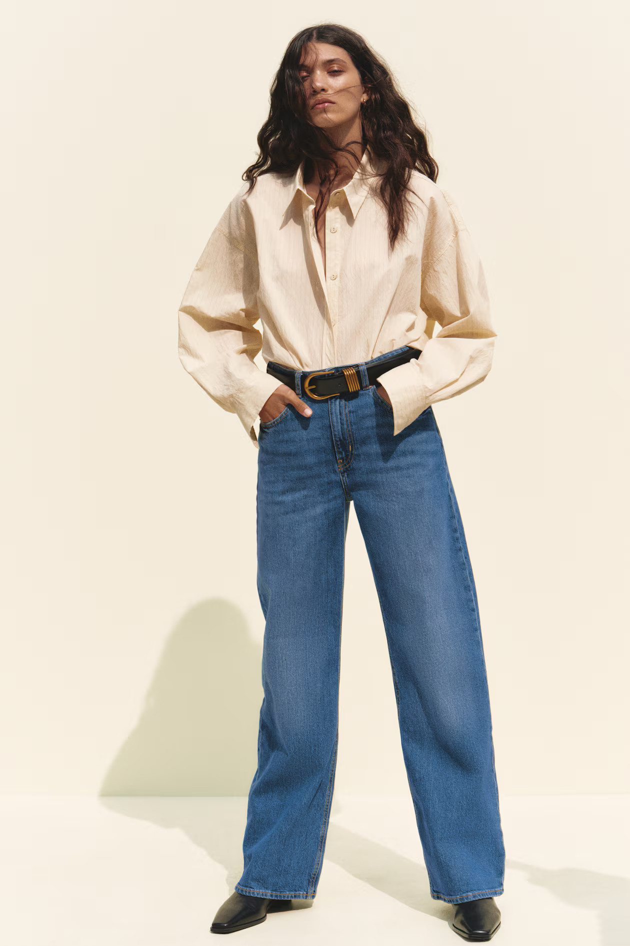 Harper High Rise Wide Leg Jeans | H&M (US + CA)