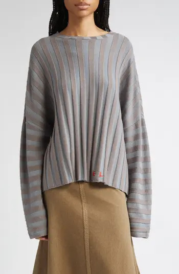 Gender Inclusive Keyboard Stripe Merino Wool Sweater | Nordstrom