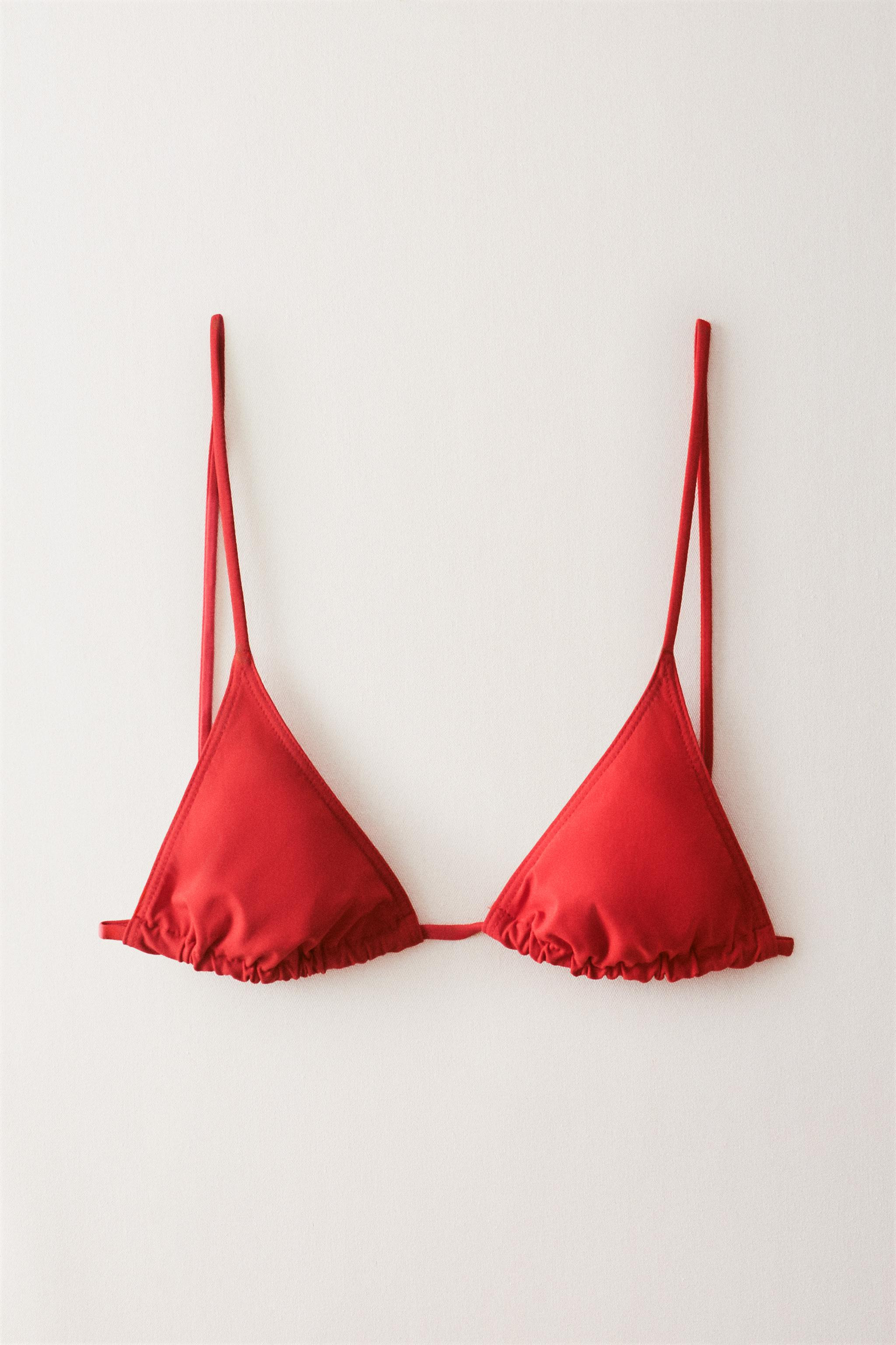 TRIANGLE BEACH BIKINI TOP | Zara US