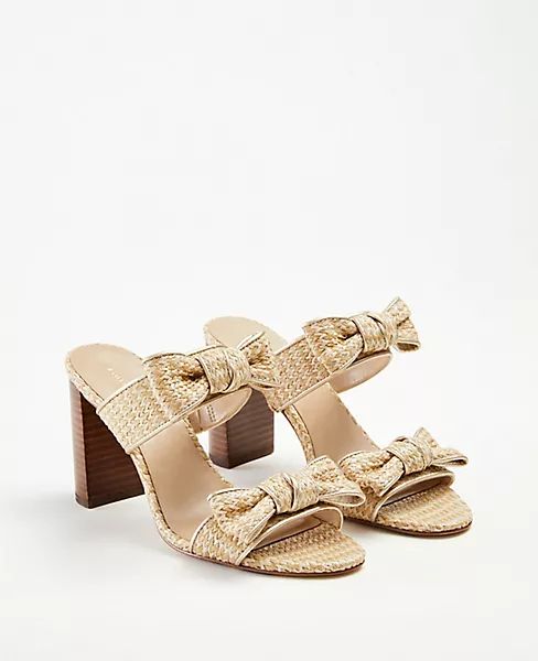 Janie Bow Heeled Sandals | Ann Taylor (US)