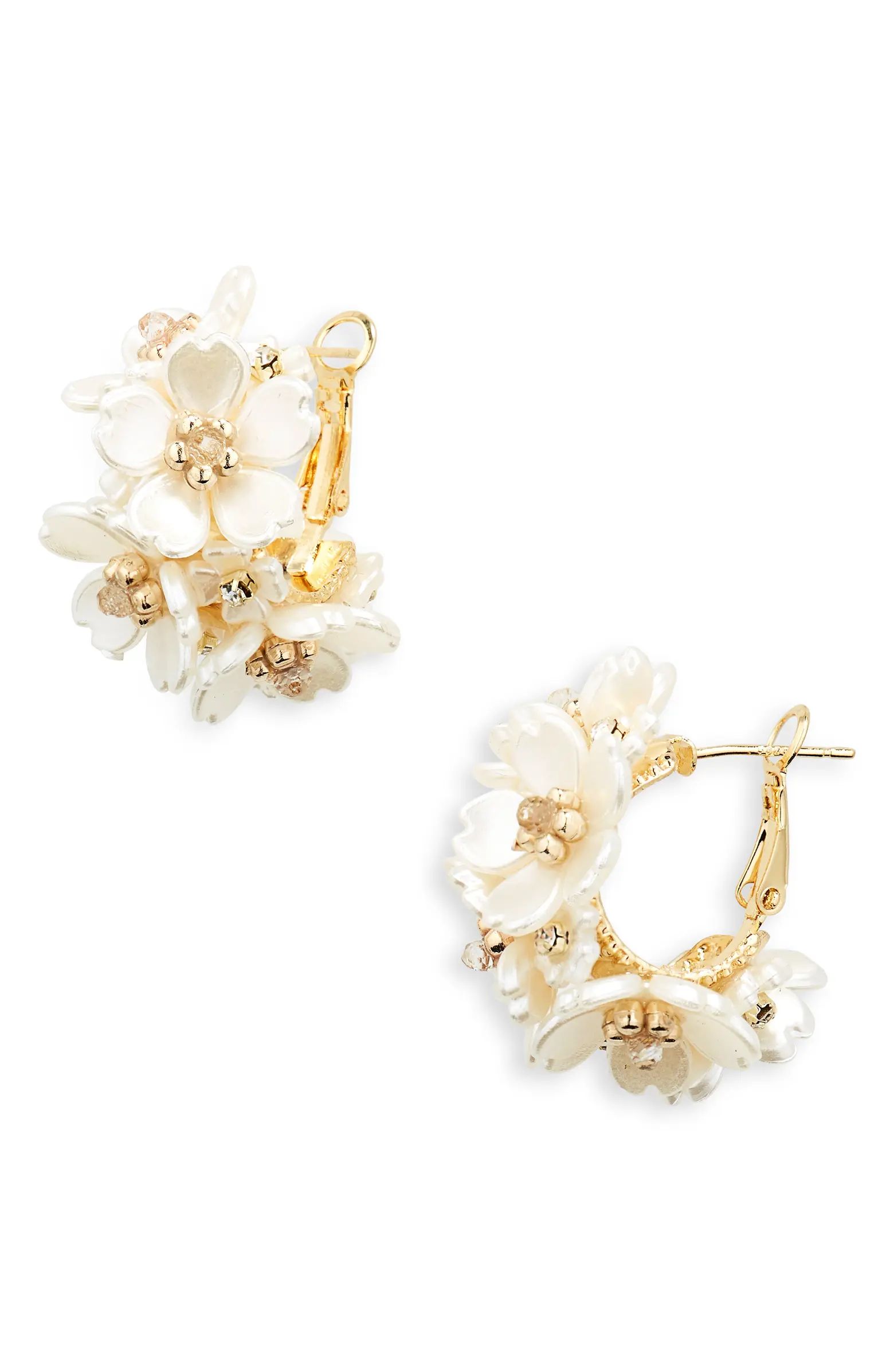 Nordstrom Floral Hoop Earrings | Nordstrom | Nordstrom