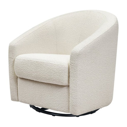 Click for more info about Babyletto Madison Swivel Glider in White Boucle - Walmart.com