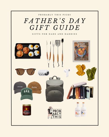 Our Father’s Day gift guide is here for the dads and daddies out there who deserve a little love ❤️ Favorites from Food 52, Urban Outfitters, Lululemon and more! #fathersday #giftguide #giftsfordad