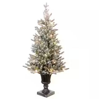 4ft. Pre-Lit Iceland Fir Entrance Artificial Christmas Tree, Clear Lights | Michaels Stores