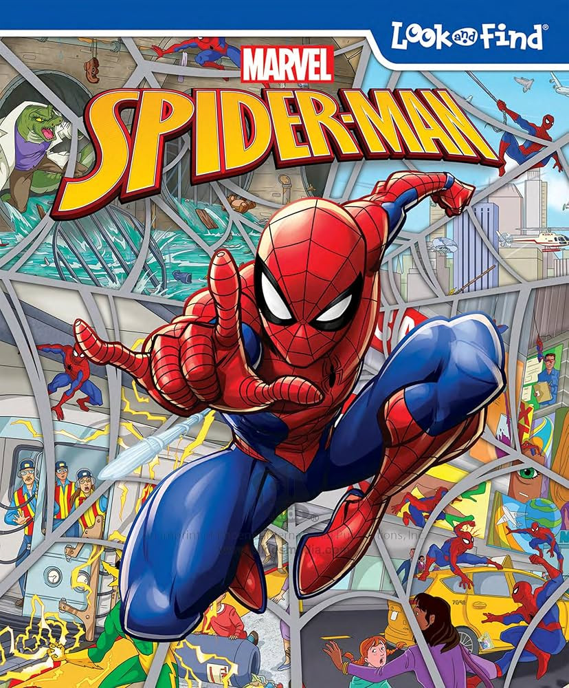 Marvel Spider-Man Look and Find Activity Book - PI Kids | Amazon (US)
